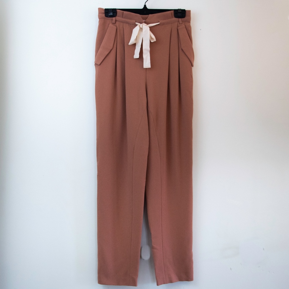 Aritzia Wilfred drawstring dress pant size 8